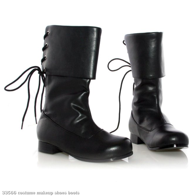 Sparrow (Black) Child Boots - Click Image to Close