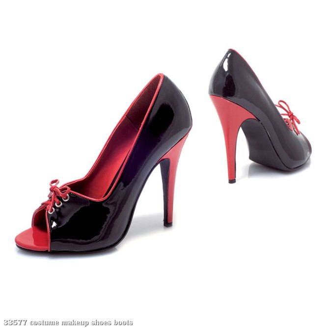 Mimi (Black/Red) Adult Shoes - Click Image to Close