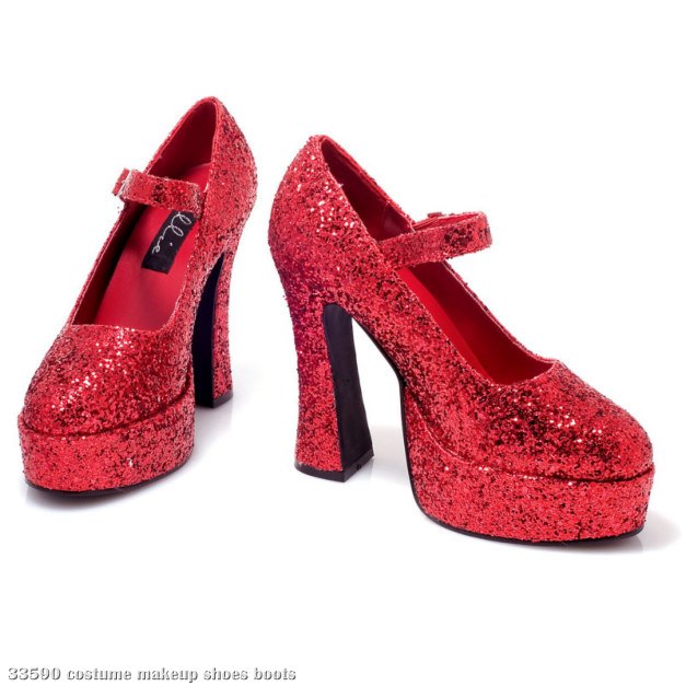 Sexy Eden (Red Glitter) Adult Shoes