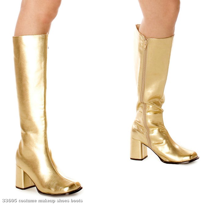 Gogo (Gold) Adult Boots - Click Image to Close