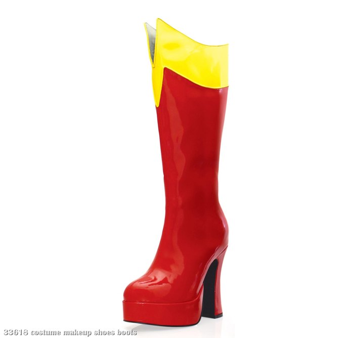 Cosmic (Red/Yellow) Adult Boots - Click Image to Close