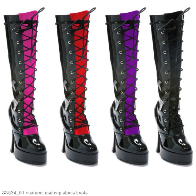 Buffy (Black) Adult Boots - Click Image to Close