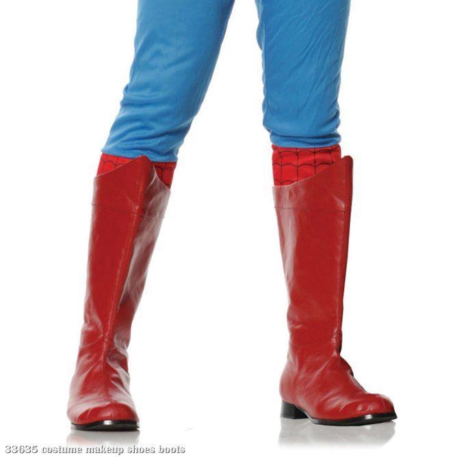 Shazam (Red) Adult Boots - Click Image to Close