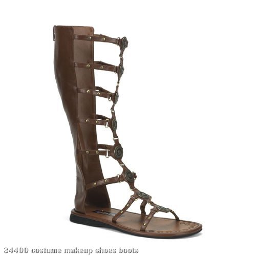 Roman (Brown) Adult Sandals - Click Image to Close