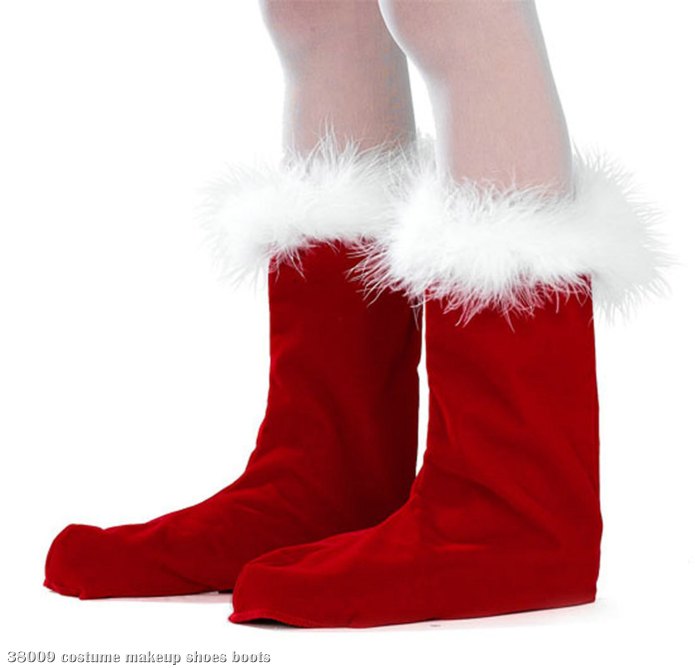 Santa's Helper Child Bootcovers - Click Image to Close