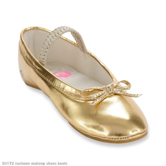 Gold Ballet Slippers