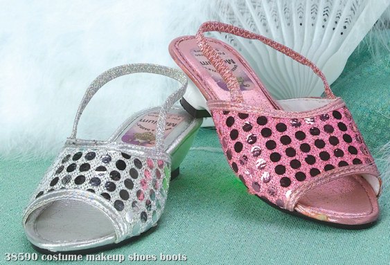 Sequined Sandals (Pink) Child - Click Image to Close