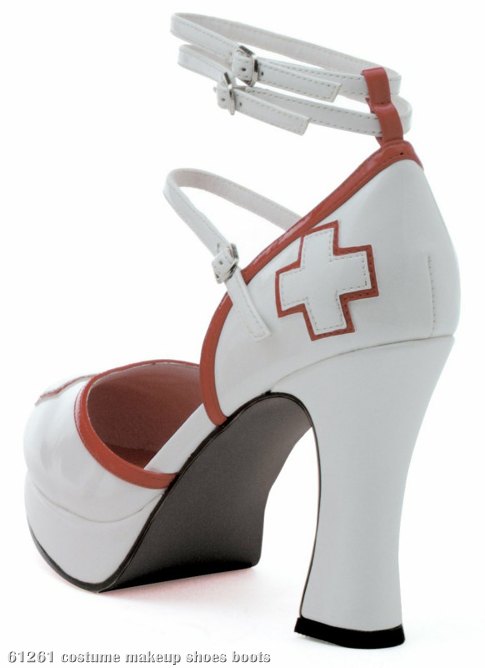 Medic (White/Red) Adult Shoes - Click Image to Close