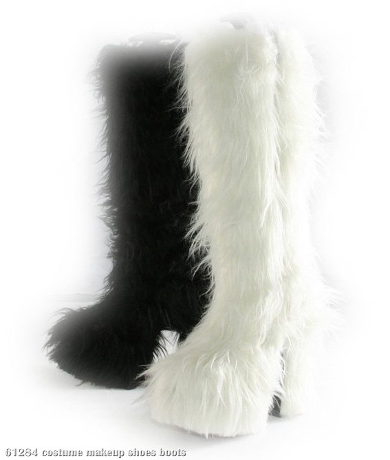 Fifi (White) Adult Boots - Click Image to Close
