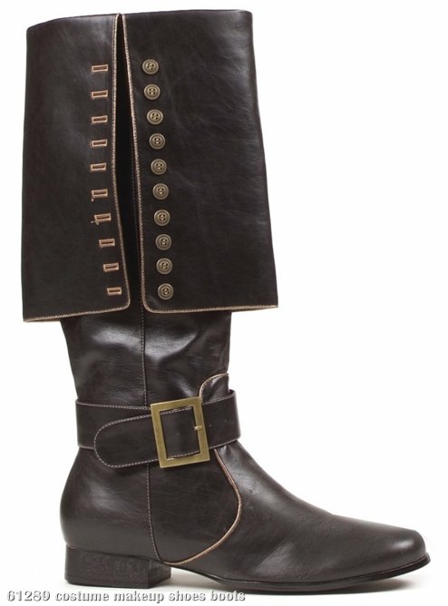 Captain (Black) Adult Boots - Click Image to Close