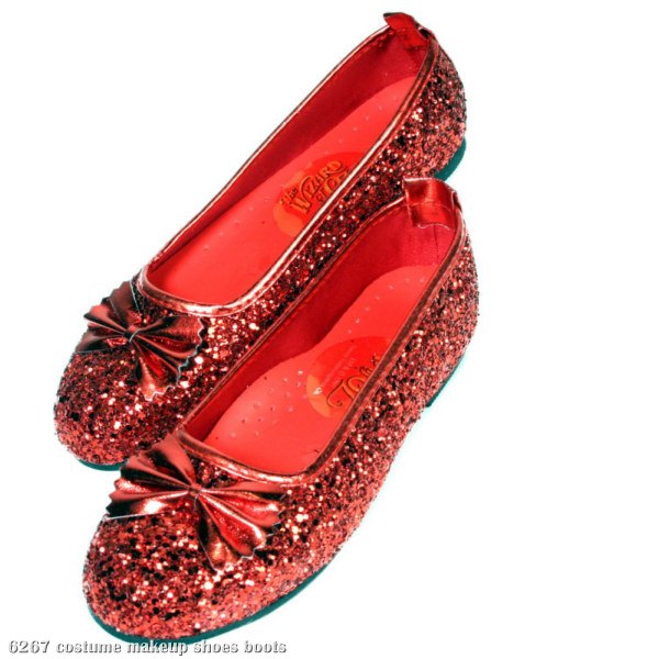 The Wizard of Oz - Ruby Child Slippers - Click Image to Close