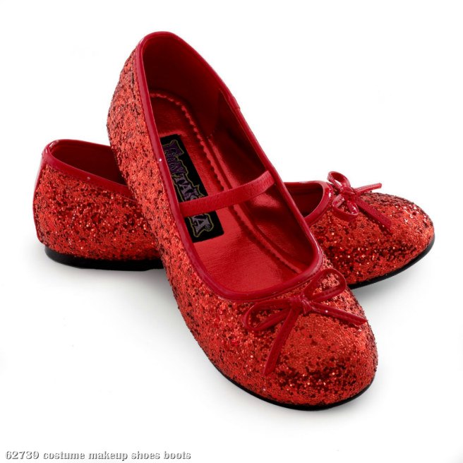 Sparkle Ballerina (Red) Child Shoes - Click Image to Close