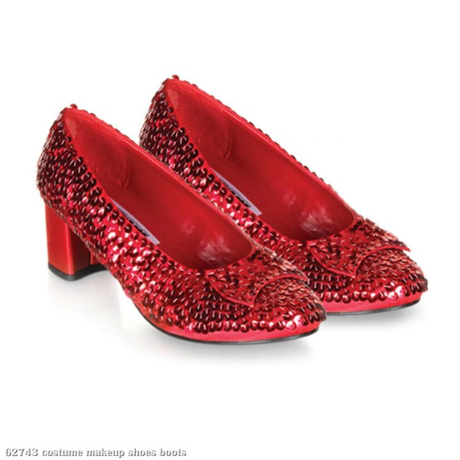 Judy (Red Sequin) Child Shoes - Click Image to Close