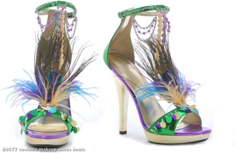 Mardi Gras Adult Shoes - Click Image to Close