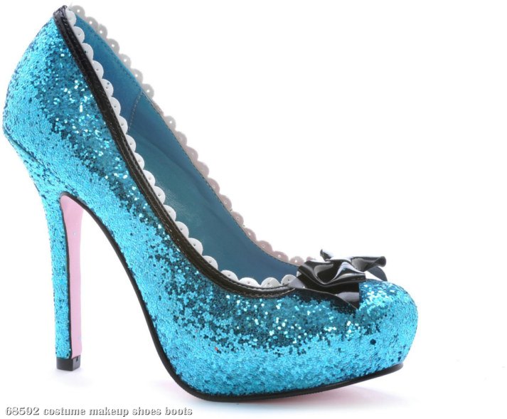 Princess (Blue) Adult Shoes - Click Image to Close