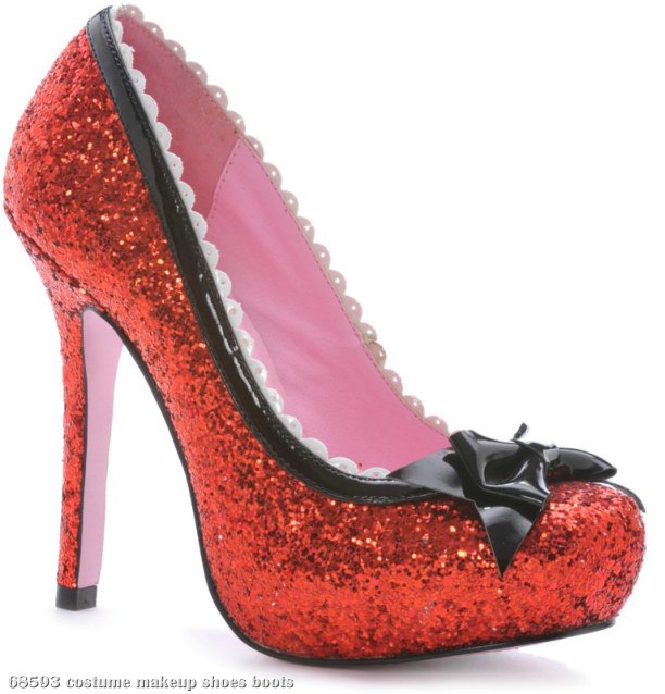 Princess (Red) Adult Shoes - Click Image to Close