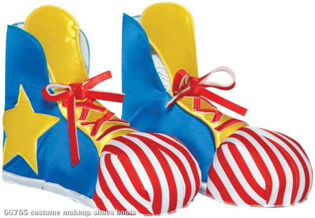 Clown Adult Shoe Covers Circus Costume