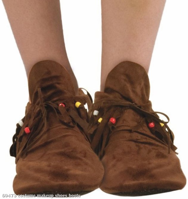 Hippie (Women's) Adult Moccasins - Click Image to Close