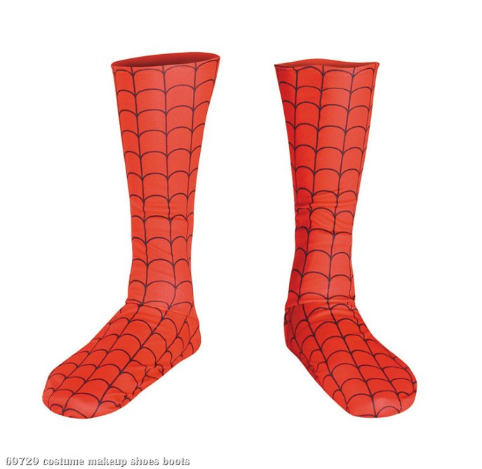 Spider-Man Child Boot Covers - Click Image to Close