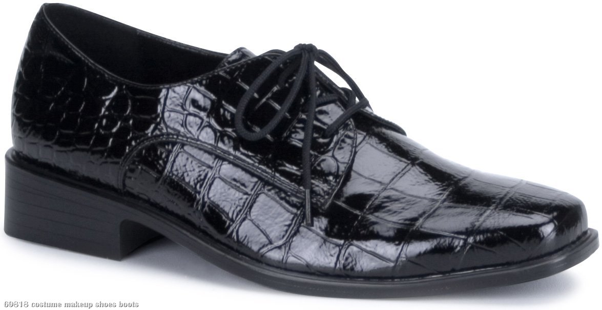 Alligator Shoes Adult Black - Click Image to Close