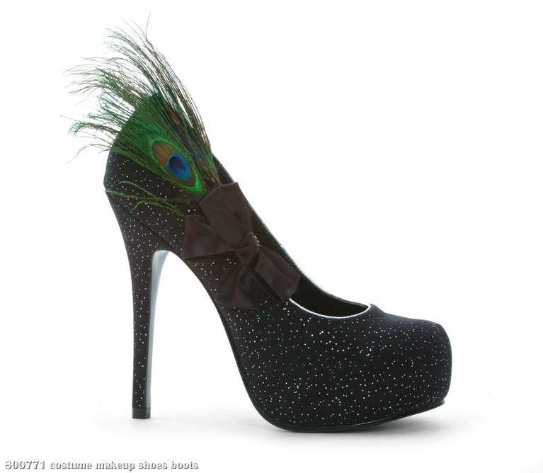 Peacock Adult Shoes - Click Image to Close