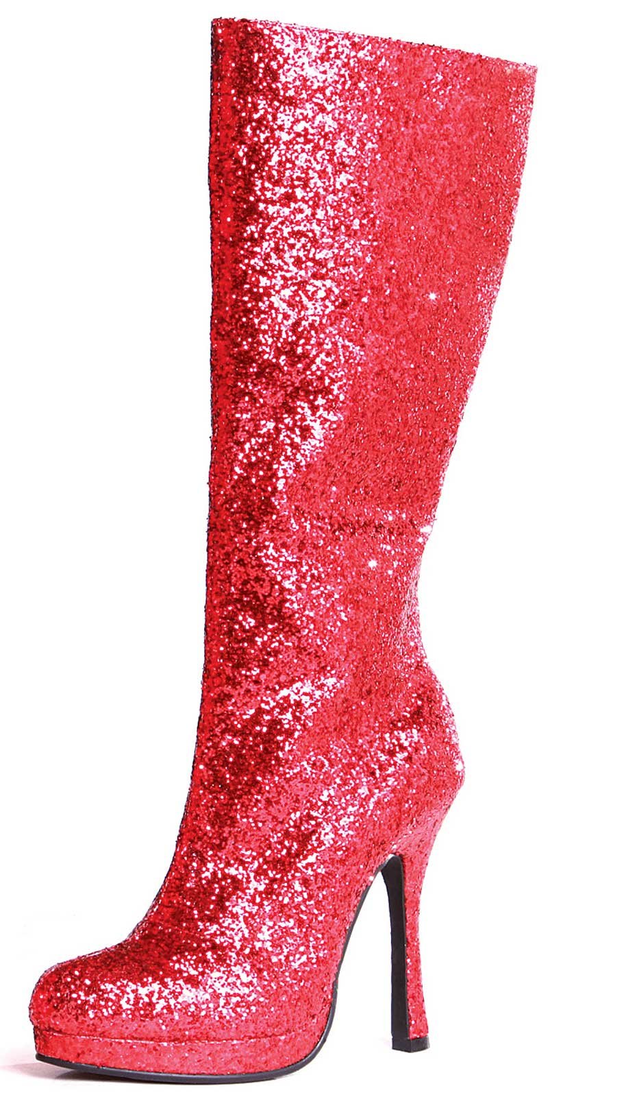 Red Glitter Adult Boots - Click Image to Close