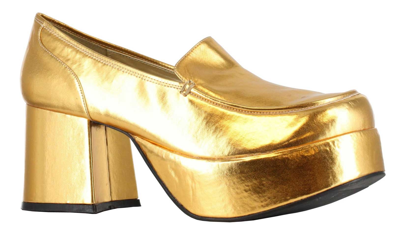 Gold Pimp Adult Shoes - Click Image to Close