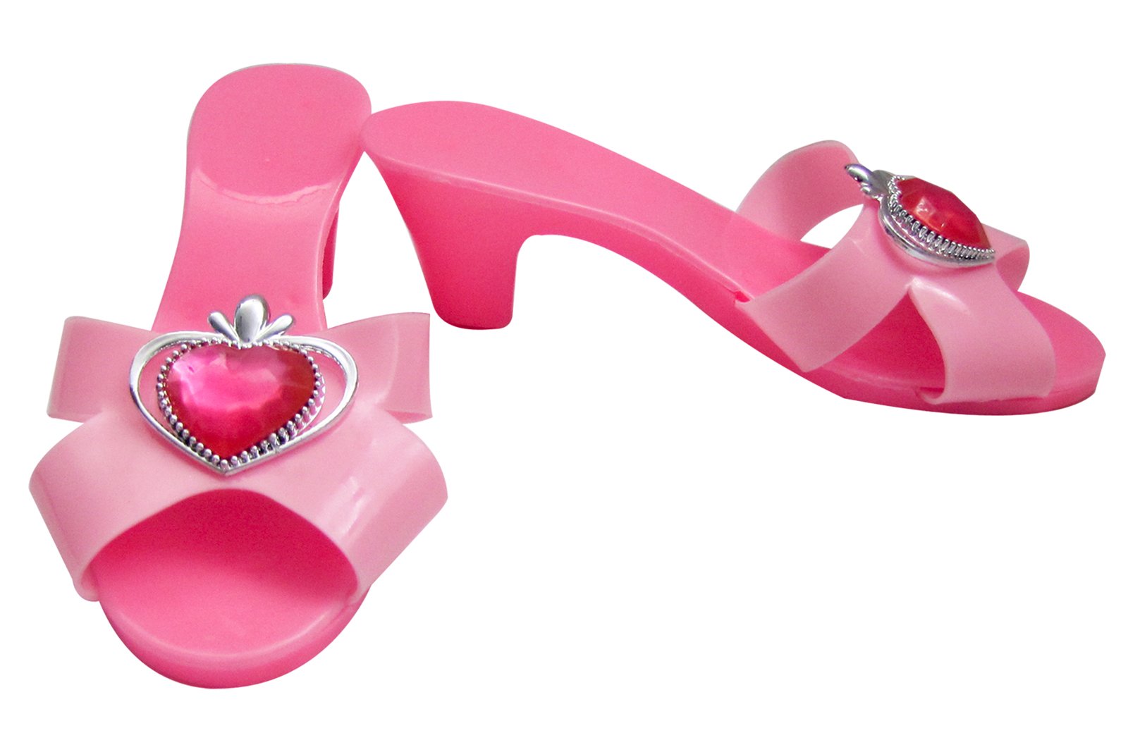 Pink Jewel Dress Up Shoes - Click Image to Close