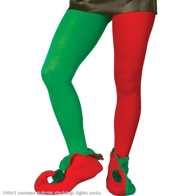 Elf Tights Adult - Click Image to Close