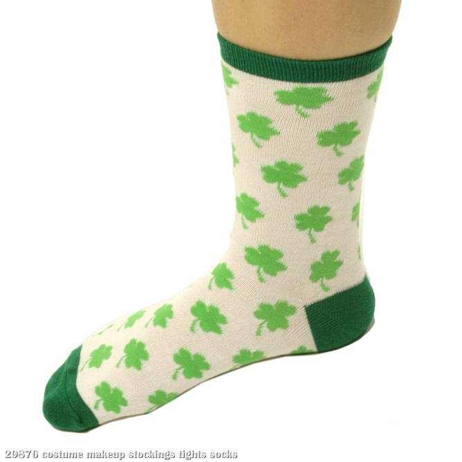 St. Patrick's Day Women's Socks (1 pair) - Click Image to Close