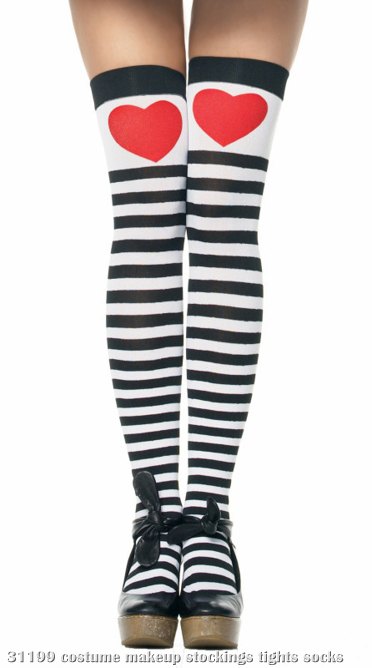 Striped Stockings Adult - Click Image to Close