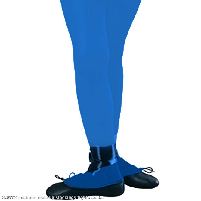 Blue Tights - Child - Click Image to Close