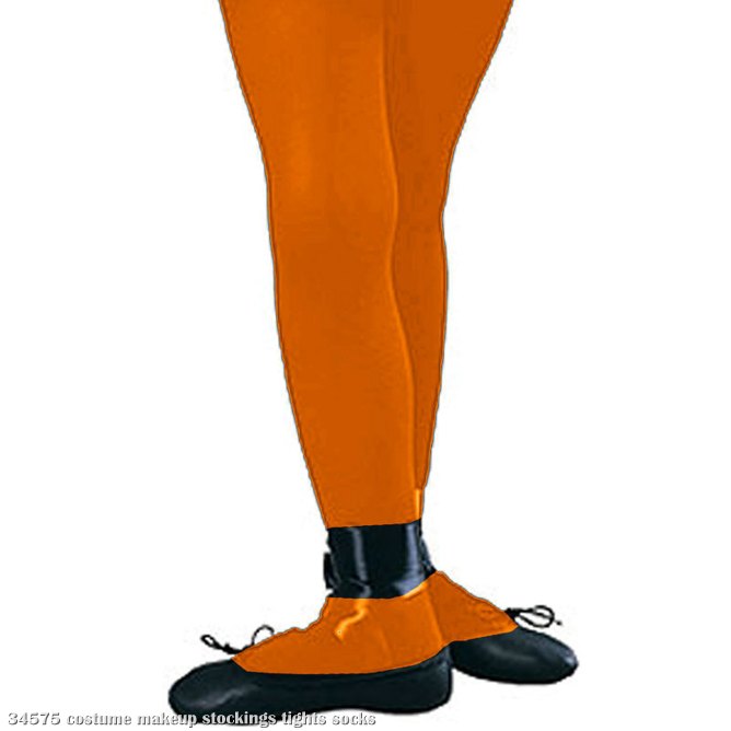 Orange Tights - Child - Click Image to Close