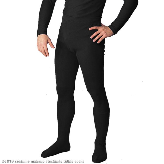 Professional Tights Black - Men - Click Image to Close