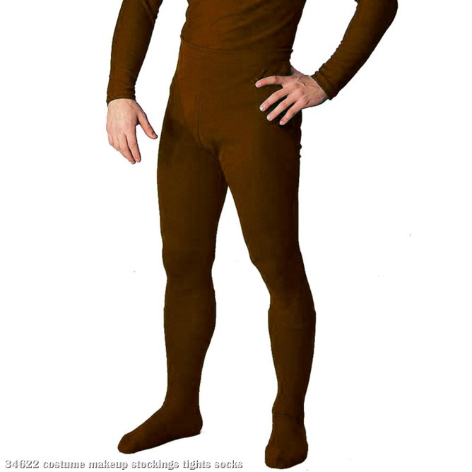 Men's Professional Tights (Brown) - Click Image to Close
