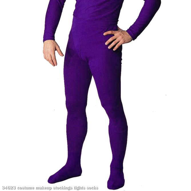 Professional Tights Purple - Men - Click Image to Close