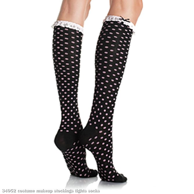 Polka Dot Knee Socks