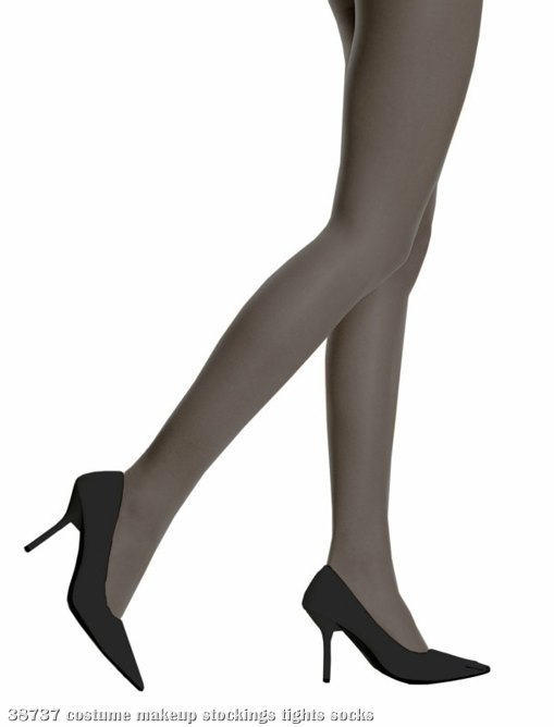 Control Top Pantyhose Black - Plus Adult - Click Image to Close