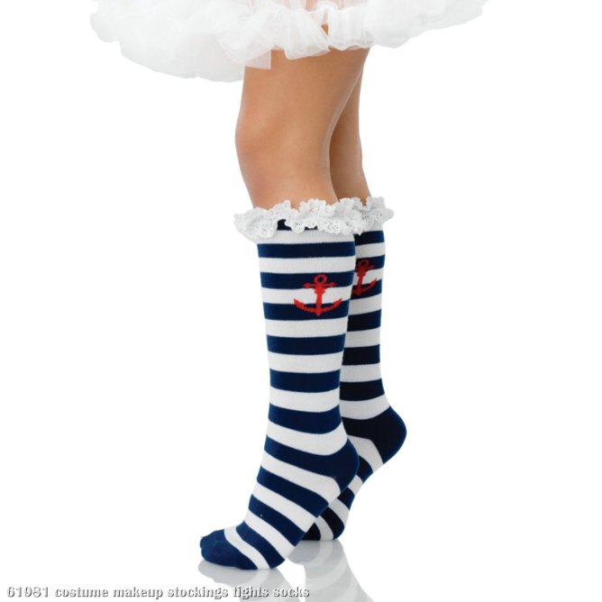 Sailor Socks Child - Click Image to Close