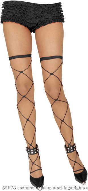 Rope Net Thigh Highs Adult - Click Image to Close