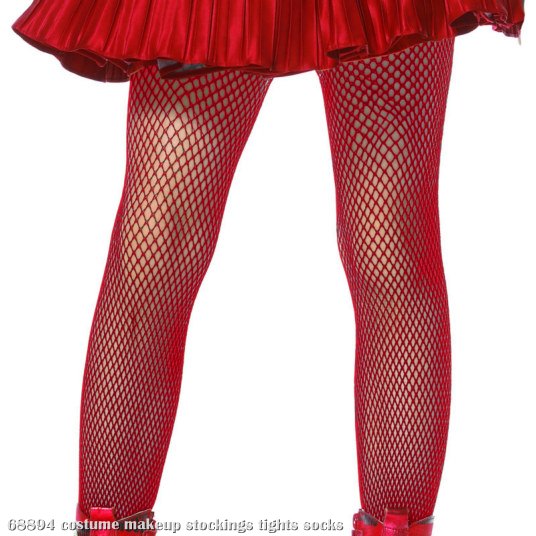Fishnets (Red) Child - Click Image to Close