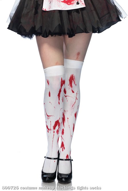 Bloody Zombie Thigh Highs (Adult) - Click Image to Close