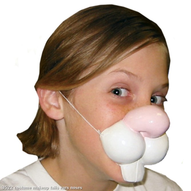 Rabbit Nose with Elastic Band - Click Image to Close