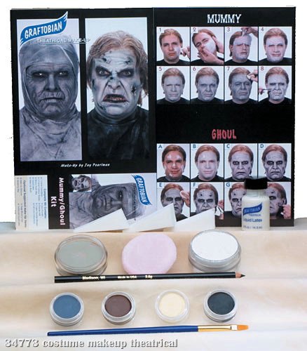 Mummy/Ghoul Makeup Kit - Click Image to Close