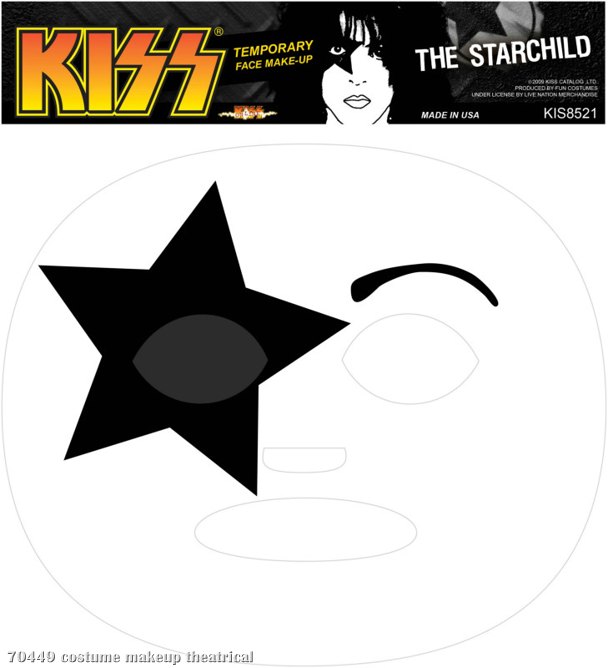 KISS - Starchild Temporary Face Makeup - Click Image to Close