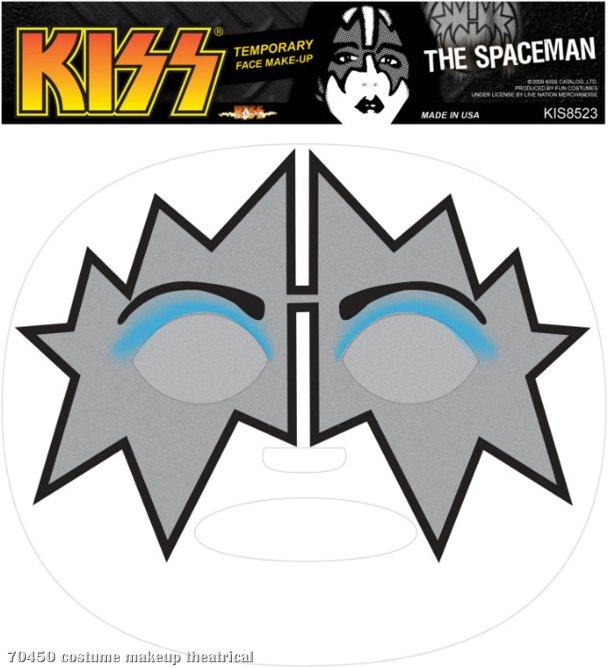 KISS - Spaceman Temporary Face Makeup