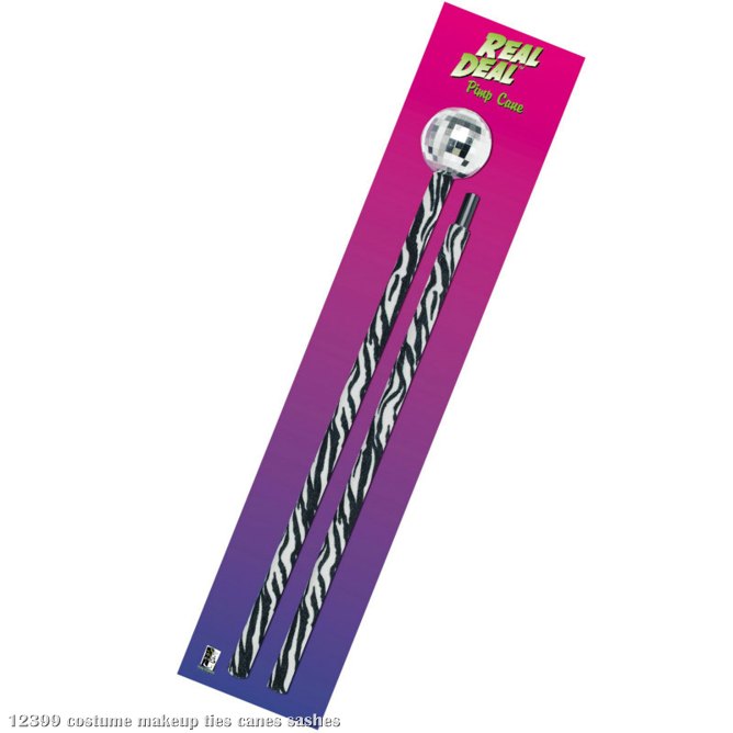 Zebra Pimp Cane - Click Image to Close