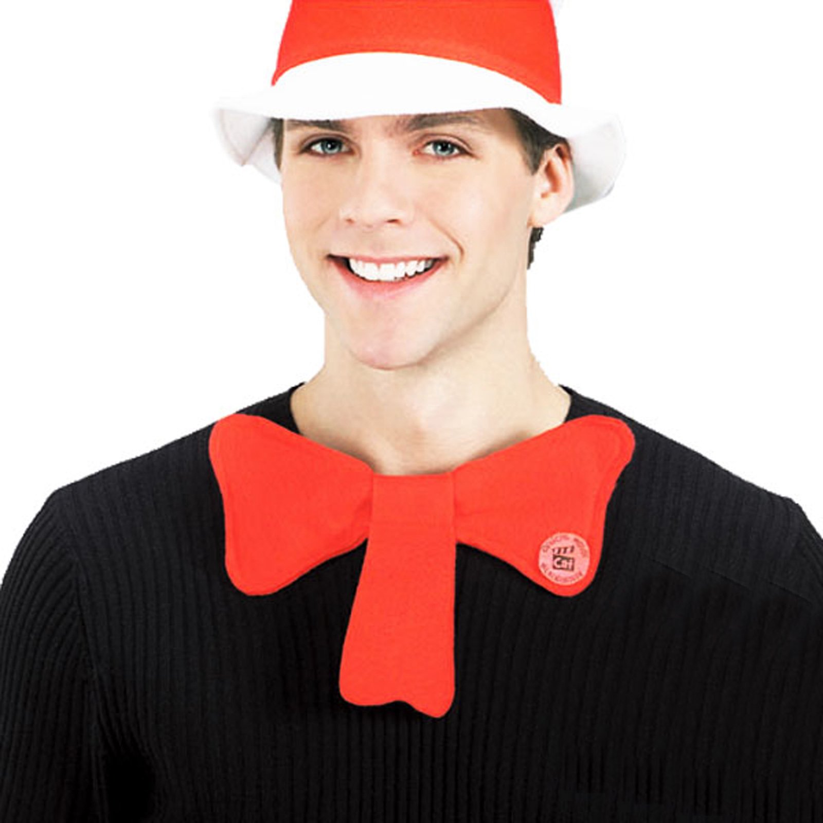 Cat in the Hat Movie-Style Bow Tie - Click Image to Close