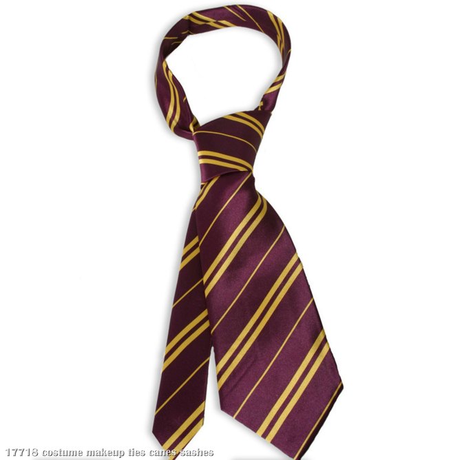 Harry Potter Gryffindor Economy Tie - Click Image to Close