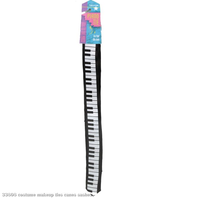 Piano Tie Adult - Click Image to Close